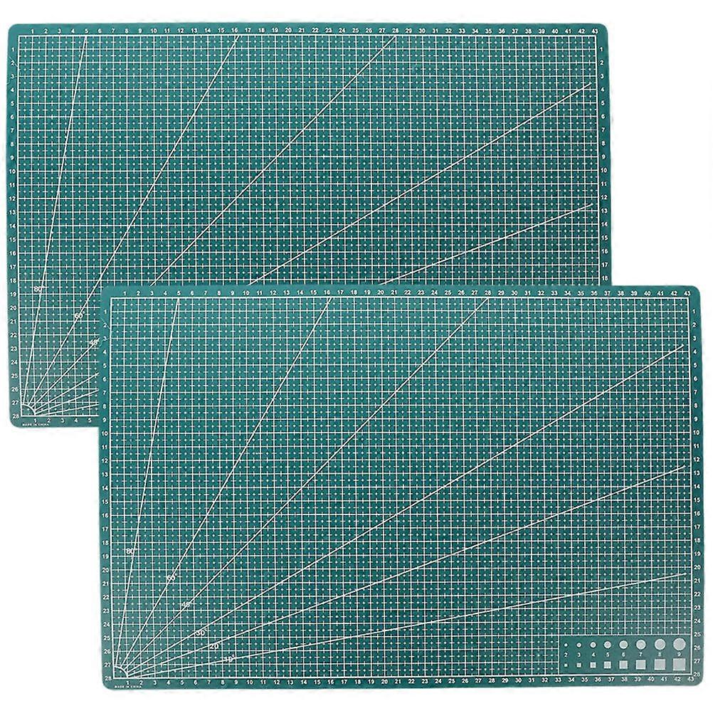 DIY Craft Cutting Mat Plastic Cutting Mat for Art Engraving 2Pcs Set