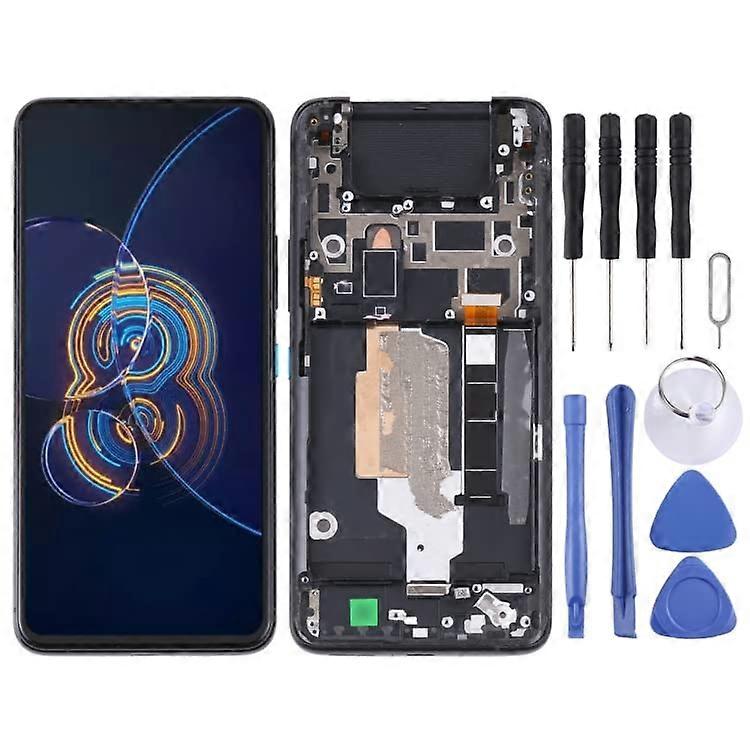LCD Screen Replacement for ASUS Zenfone 8 Flip ZS672KS Full Assembly with Frame Digitizer