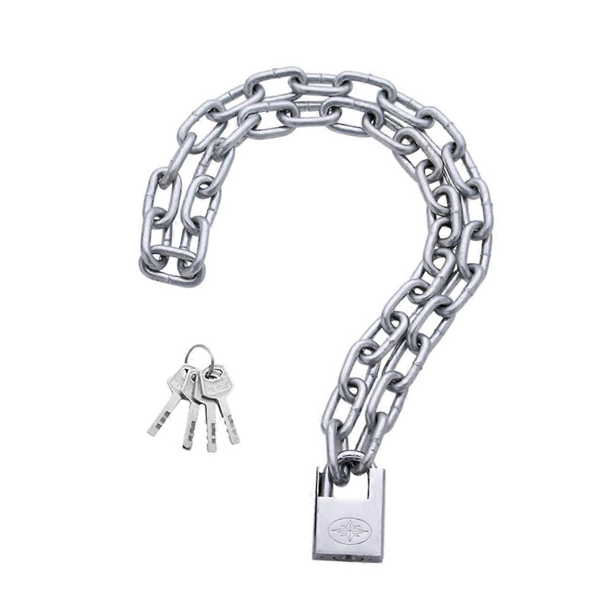 Heavy Duty Bike Chain Lock AntiTheft Rust Resistant Waterproof Padlock for Bikes Scooters