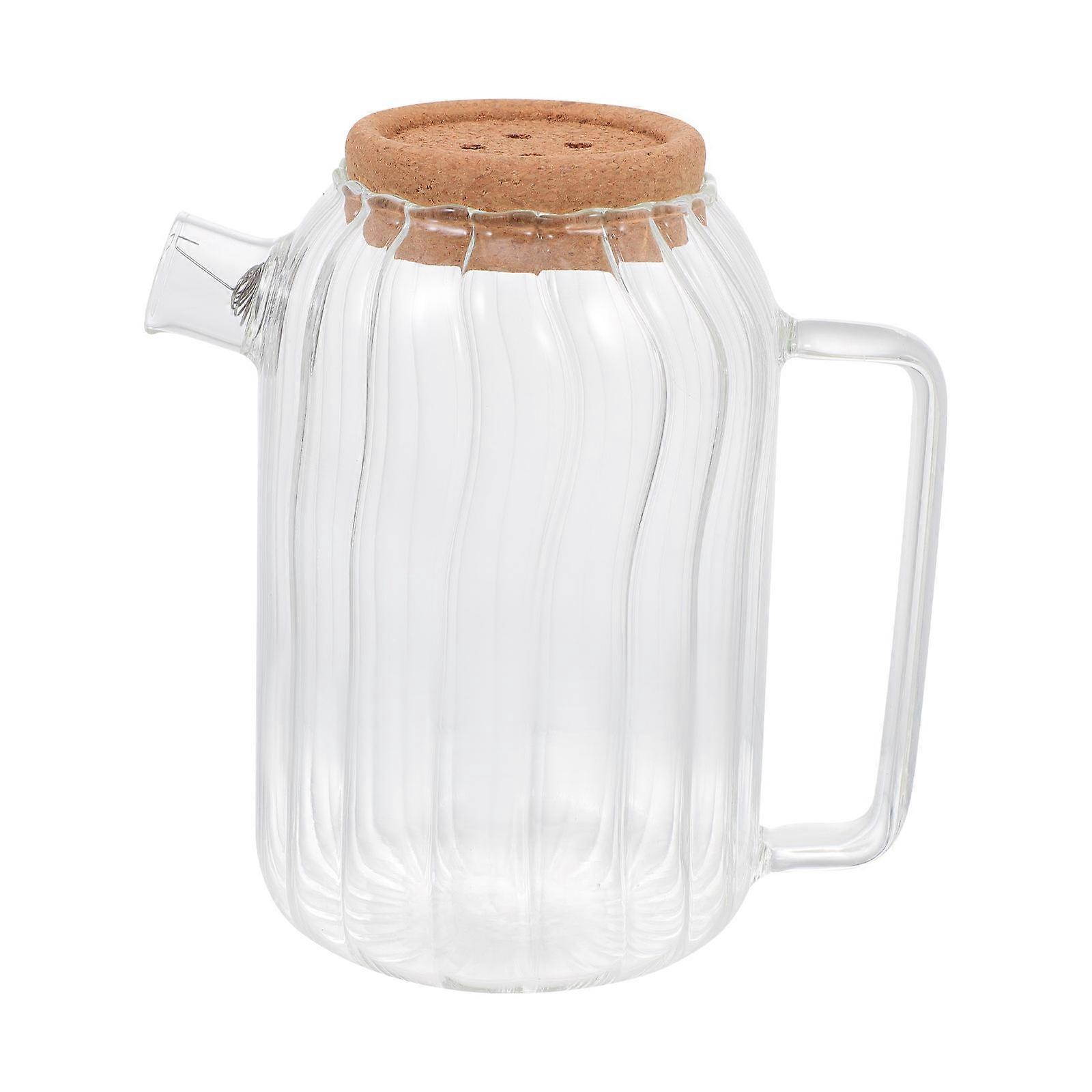 Cold Water Kettle Glass Household Container for Large Capacity Use