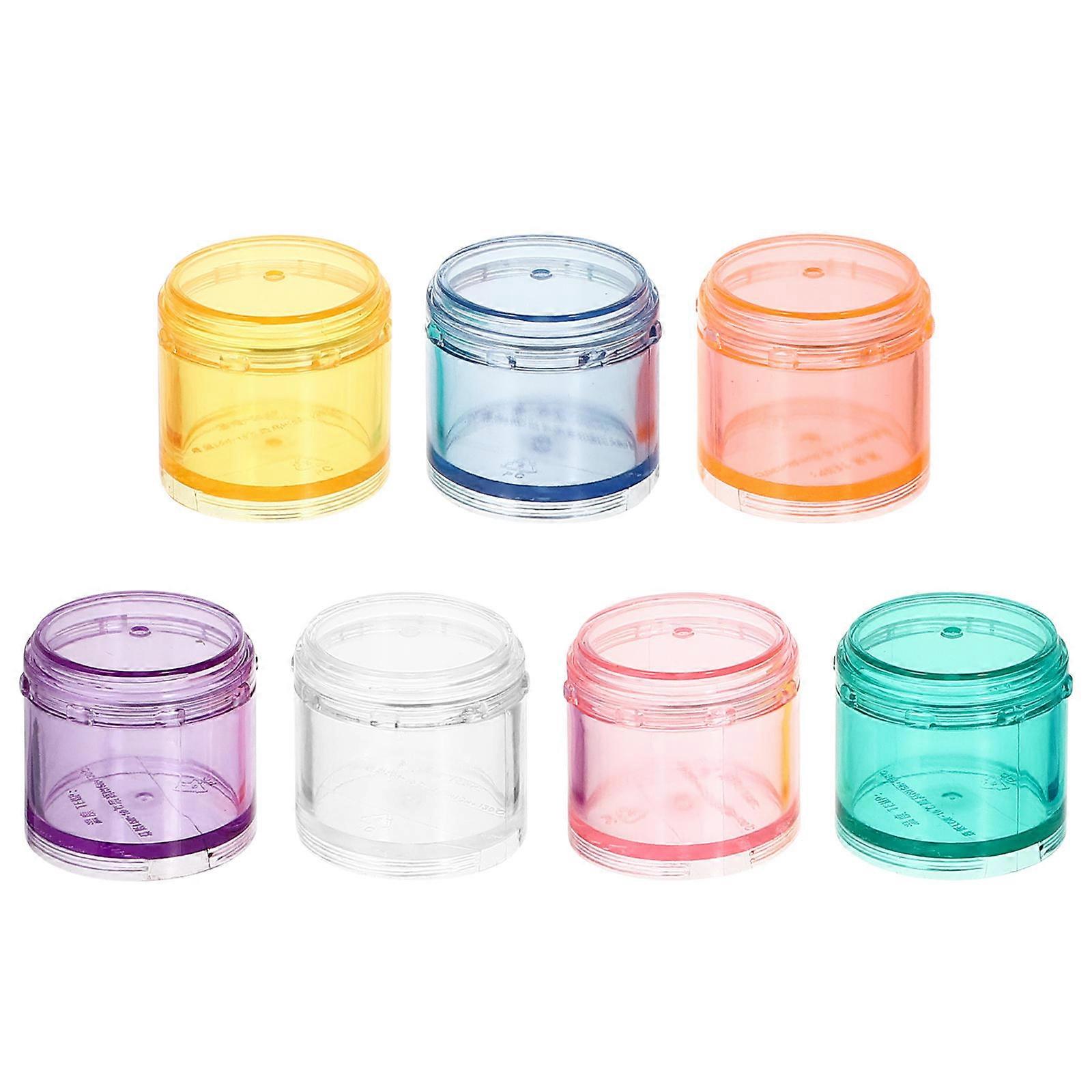 Portable Weekly Pills Box Stackable Organizer for Home with Multi-Grid Container