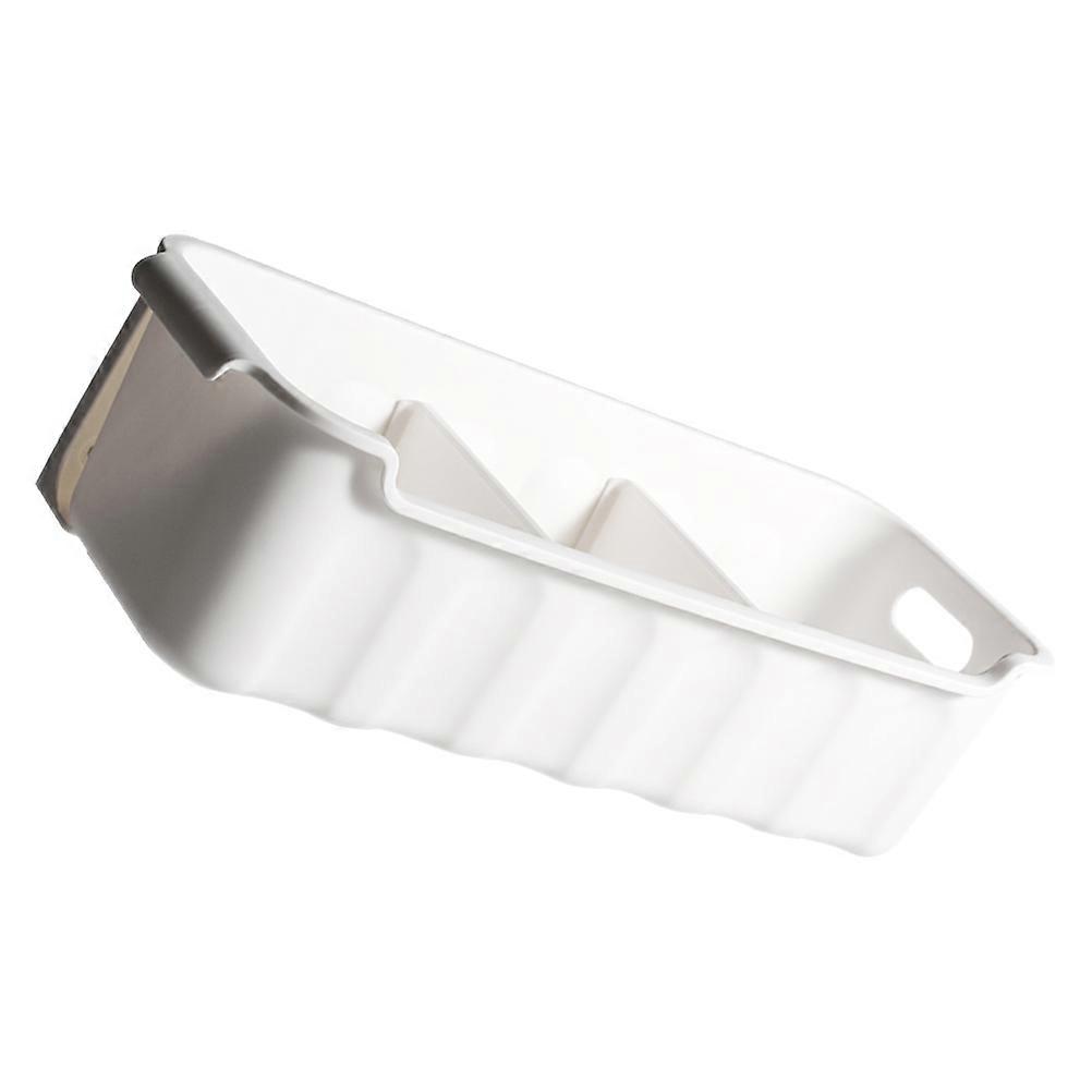 Kitchen Storage Rack for Storage Use 1Pcs White Multi-Grids Desktop Container