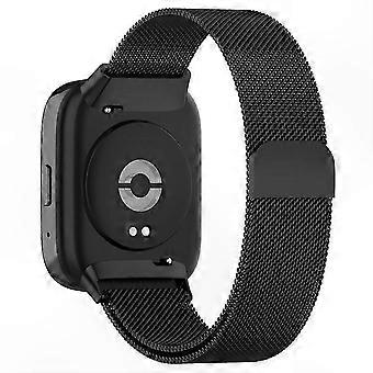 Magnetic Milanese Loop Band for Smartwatches - Metal Replacement Strap Compatible with Redmi Watch 3 Active and Lite Models