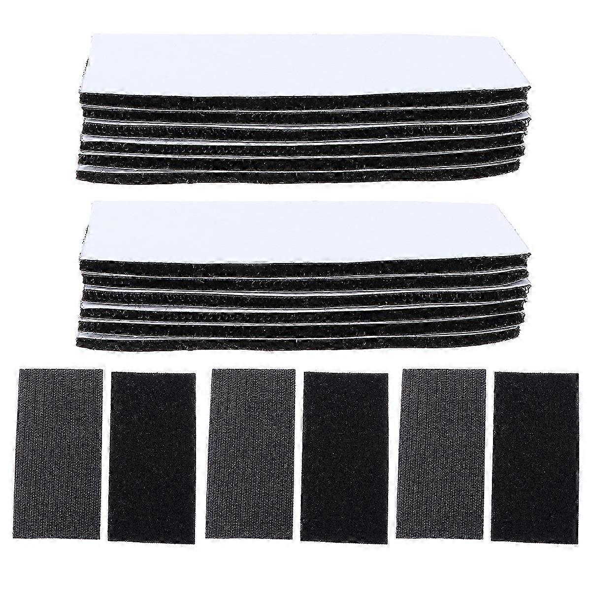 Square Hook and Loop Tape Adhesive Tape Hook Loop Belt for Fixing 15Pairs