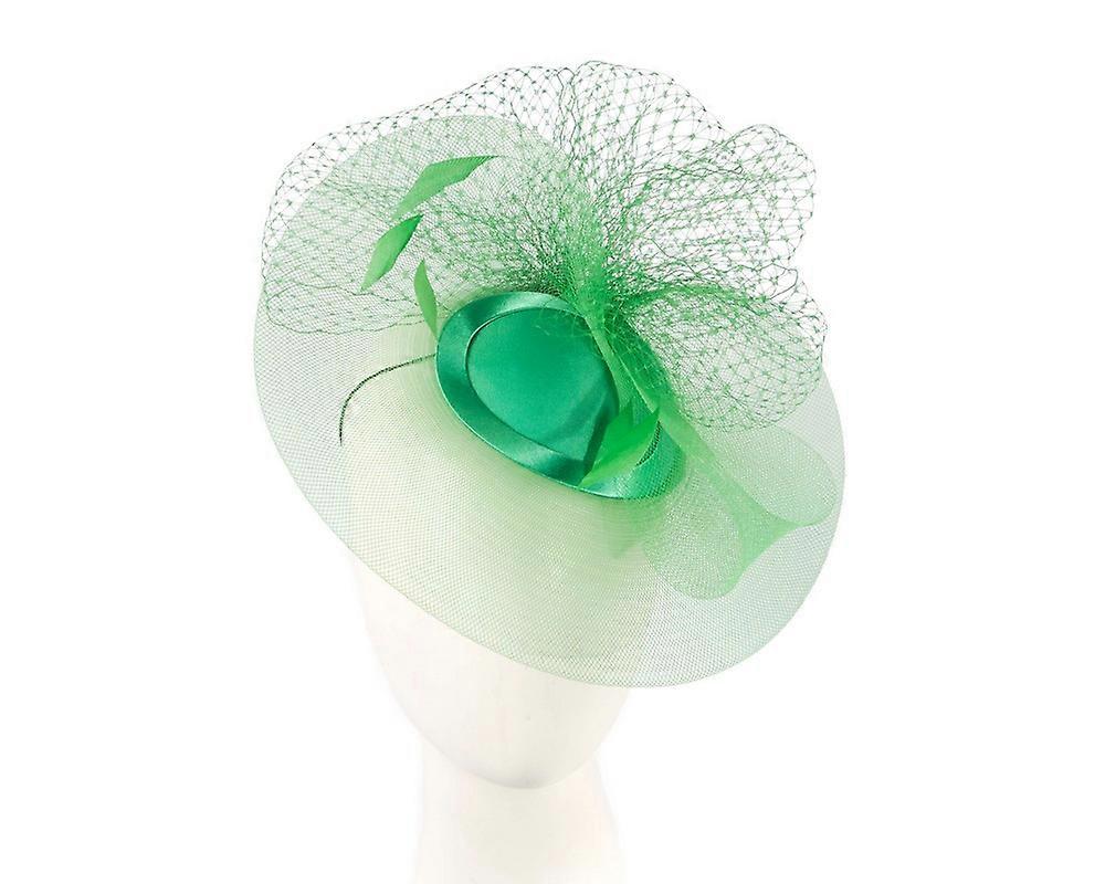 Custom made lime green cocktail hat K4835LIM