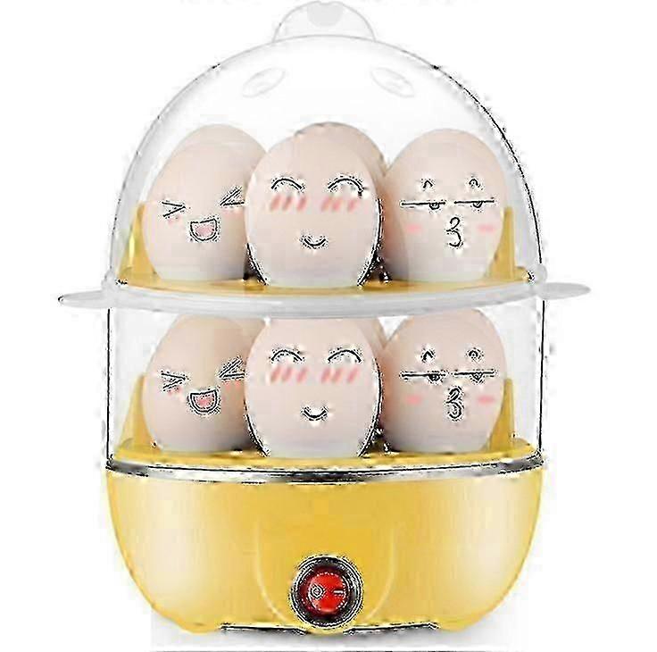 Multi-Function Egg Cooker for 14 Eggs with Auto Shut Off & Easy Clean, Egg Chef Deluxe Model