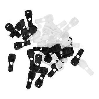 Shoelace Adjuster Buckles Plastic Tips 40Pcs for Daily Use
