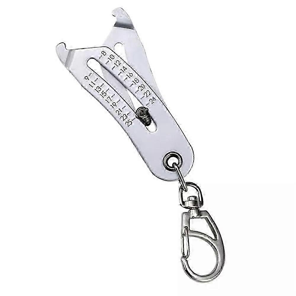 Portable Precise Thread Size Checker Keychain, Thread Size Verification Tool HY3