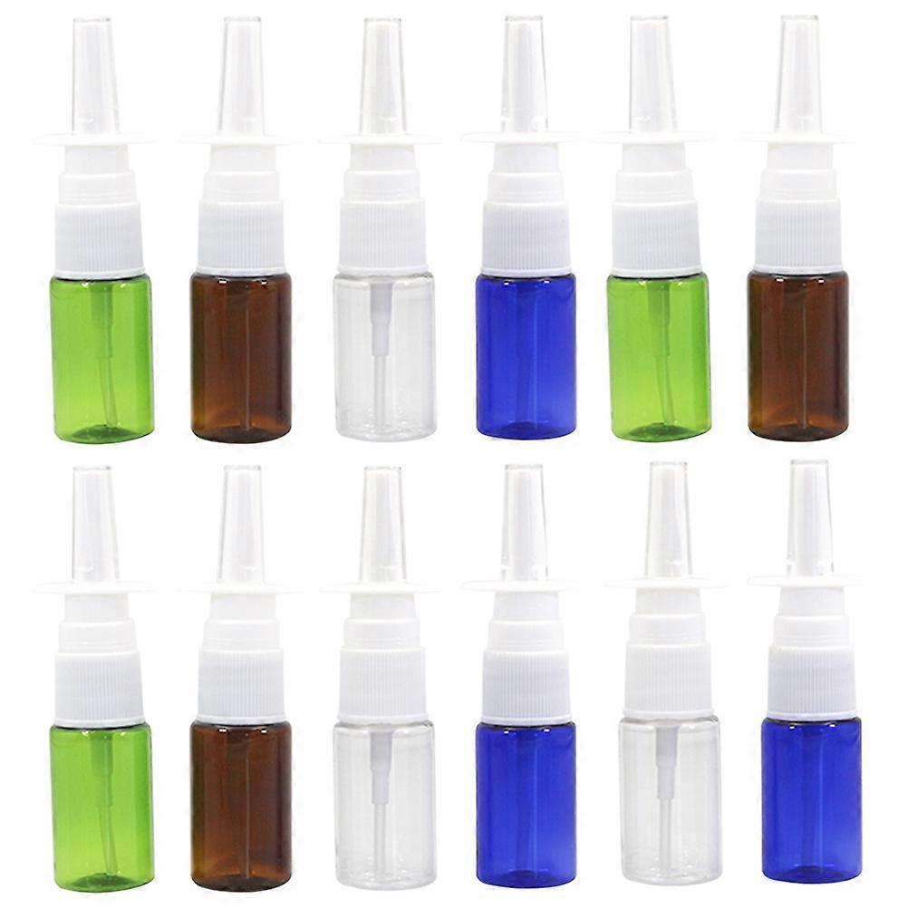 Mini Spray Bottle Empty Nasal Spray Bottle for 12Pcs Refillable