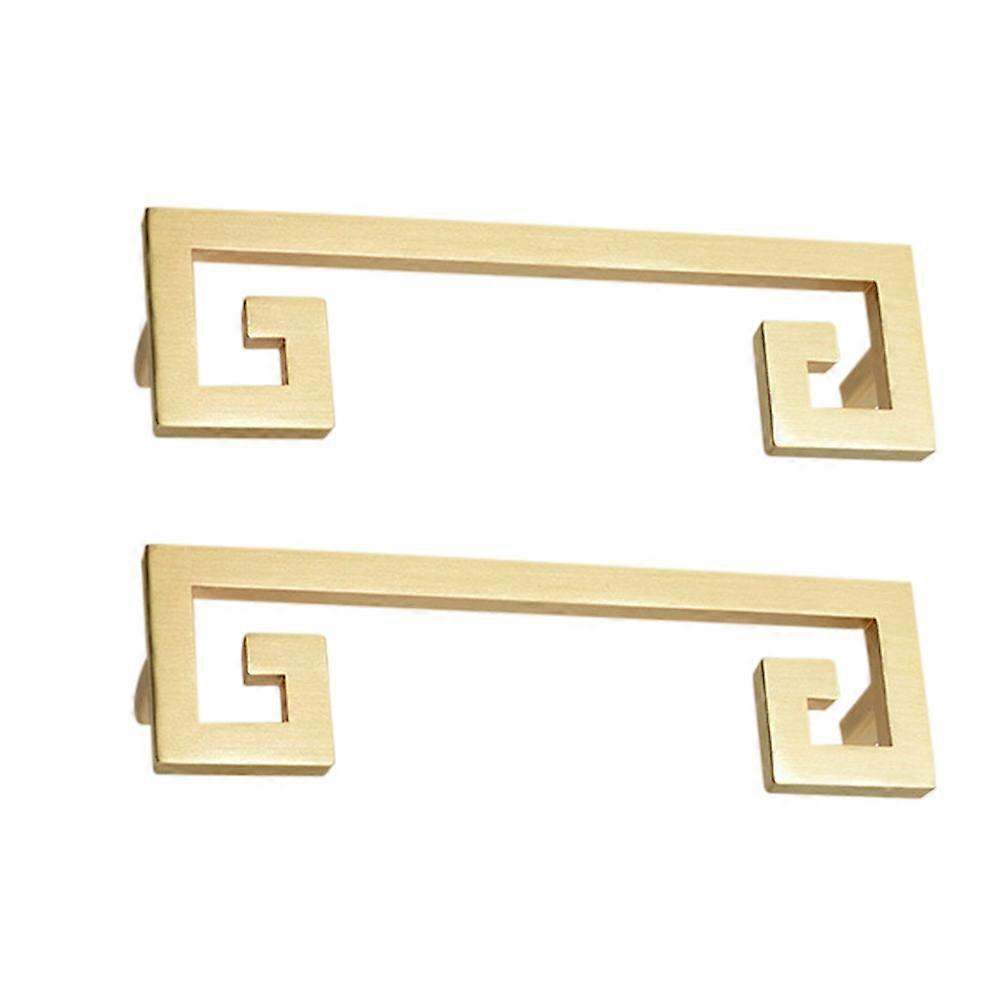 2pcs Cupboard Door Handles Retro Door Knobs Practical Wardrobe Handles