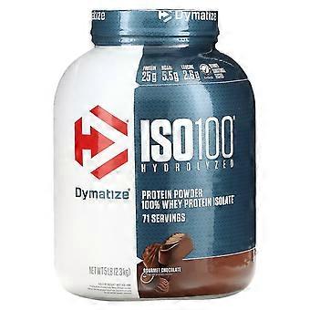Dymatize, ISO100® Hydrolyzed, 100% Whey Protein Isolate, Gourmet Chocolate, 5 lbs (2.3 kg)
