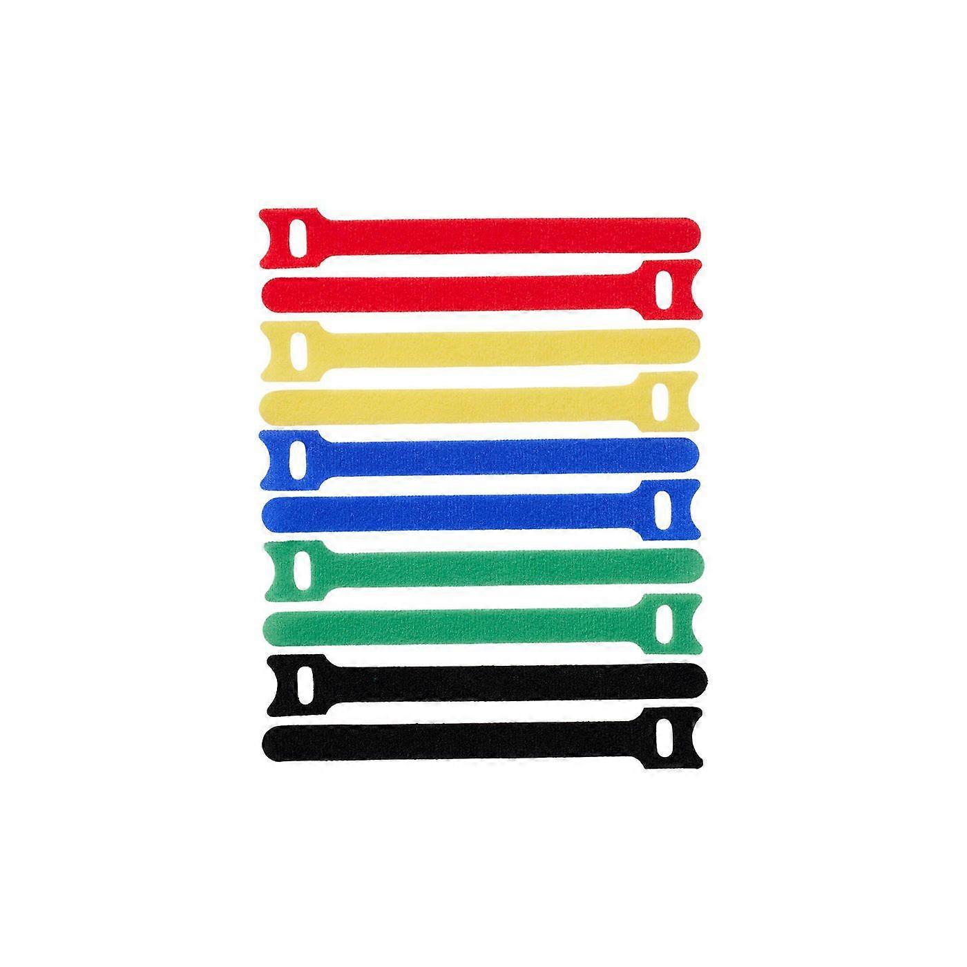 ProXtend Hook and Loop 15cm x 12mm Multi 10pcs