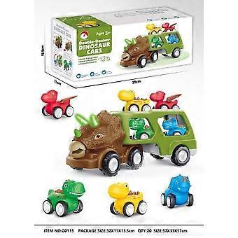 Dinosaur Toys for Kids 3-5, Toddler Boy Toys, Dinosaur Carrier Truck with 8 Pull Back Cars, Transport Carrier Truck for Toddlers, Birthday Gifts with 