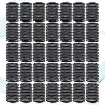 250 piezas de mascarilla con hebilla ajustable máscara de silicona con hebilla antideslizante máscara protectora para los oídos regulador de cuerda (negro)