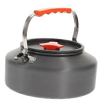 Large Capacity Aluminum Camping Kettle for Outdoor Tea and Coffee Brewing, Lightweight Travel Pot