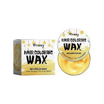 Wiieey Jaune Couleur Pour Enfants Crème Capillaire Extrait De Plante Entretien Changement De Couleur De Cheveux Et Beauté Pommade