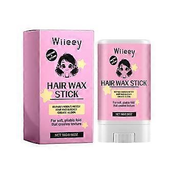 2pcsHair Styling Wax Stick, Moisturizing and Portable, Adds Shine, Long-lasting Styling, Fluffy Hair