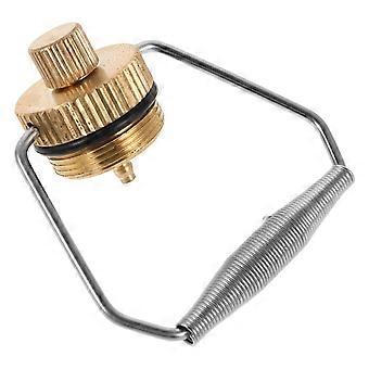 Outdoor Gas Cylinder Dust Cap Dustproof Aluminum Plug For Gas Tank Adapter Camping Hiking Stove Accessories