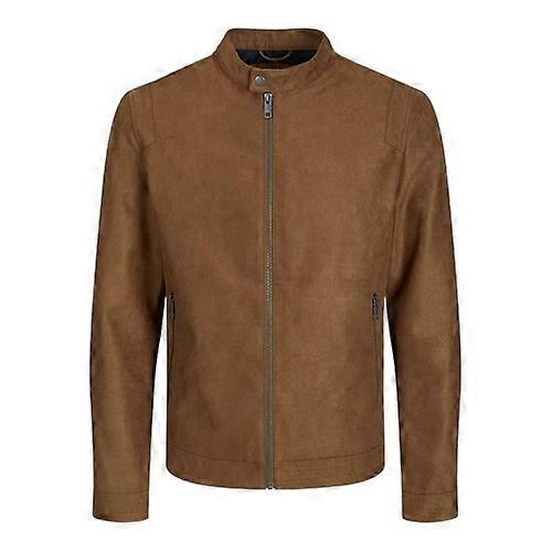 Jack And Jones Mens Plain Zip Pocket Jacket