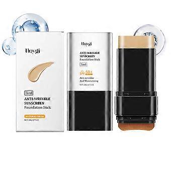 La base de maquillaje en barra hidratante Hoygi es ligera, fina, hidratante, iluminadora, portátil, mate, transparente, apta para pieles grasas y secas.