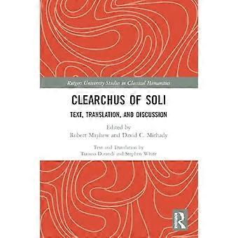 Clearchus of Soli Text Translation and Discussion