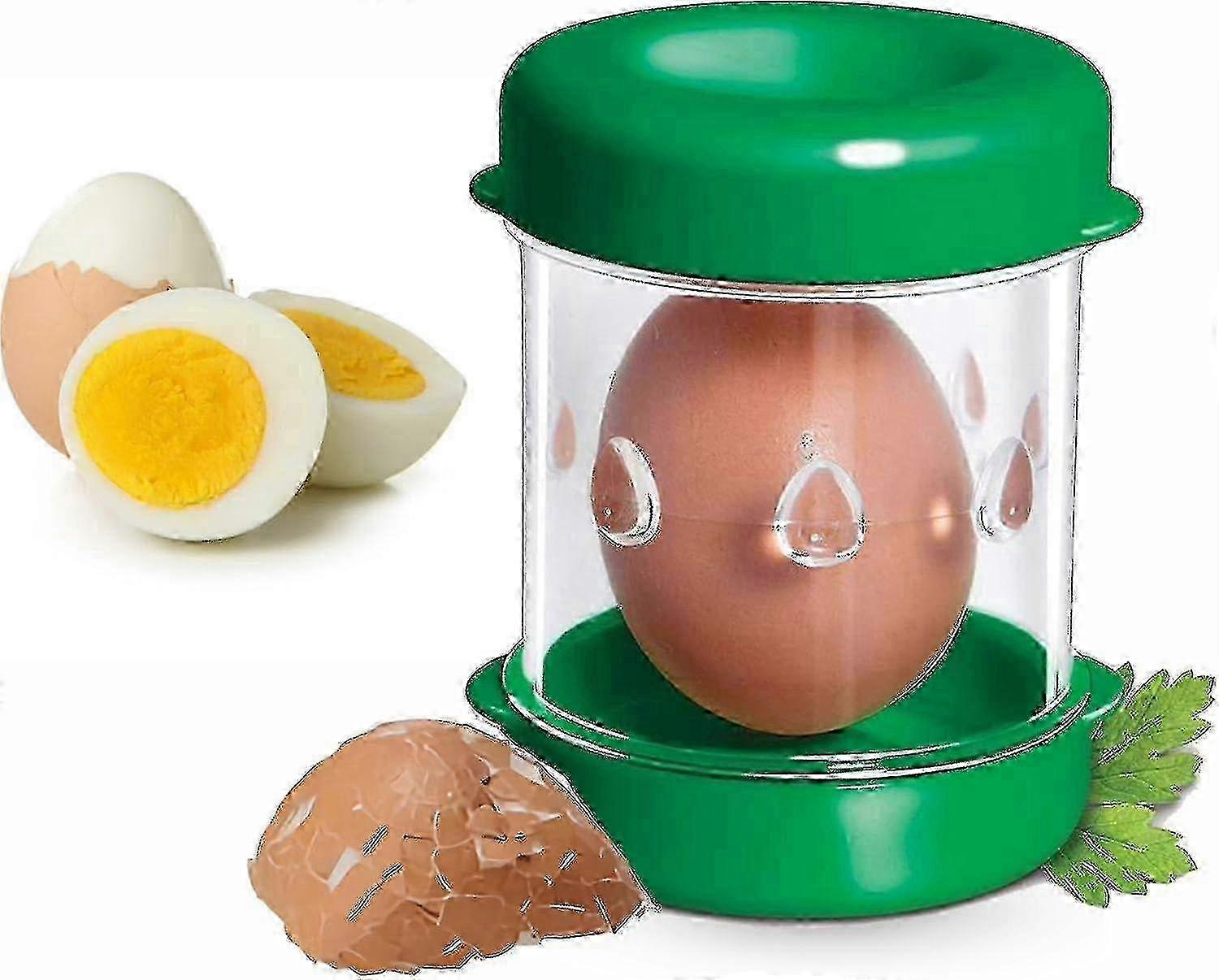 Handheld Egg Peeler Tool Efficient Hard-Boiled Egg Shell Remover