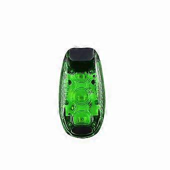 Multifunction indicator light led outdoor cycling light for safe running-green [MI]