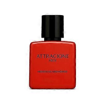 Attracione Parfum pour homme - Un parfum irrésistible, audacieux et magnétique aux notes d'ambre, de musc et de vanille - Sublime le charme masculin et WSLIHV