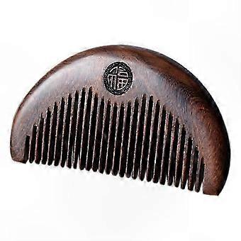 Hair Care and Massage Pocket Comb, Handmade Anti-Static Carved Sandalwood Natural Wood Hair Comb
