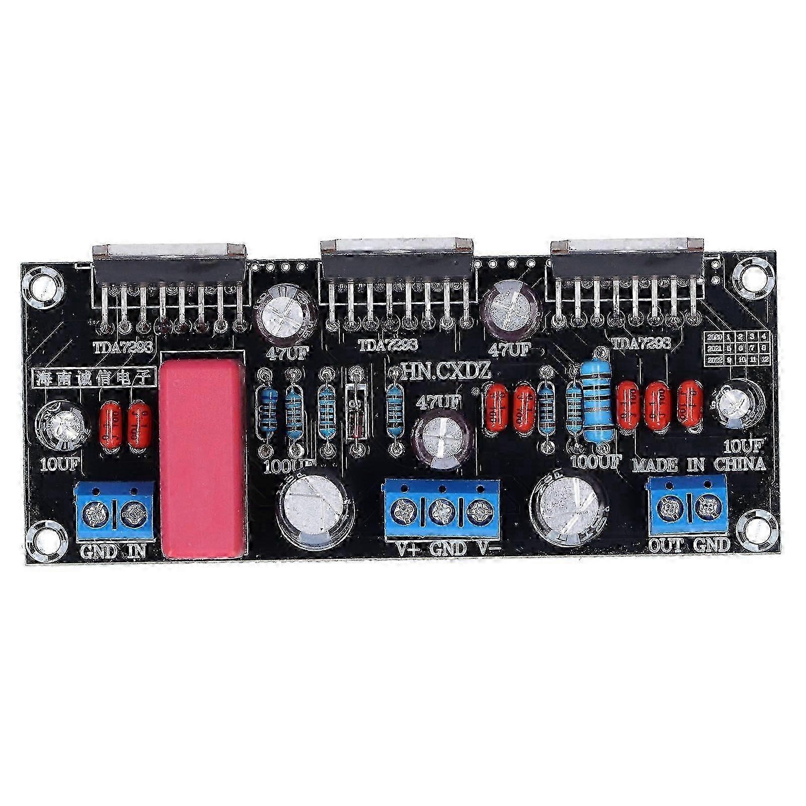 hard 3 Parallel Amplifier Board Mono Audio Receiver Power Amplification Module 255W TDA7293 intelligence