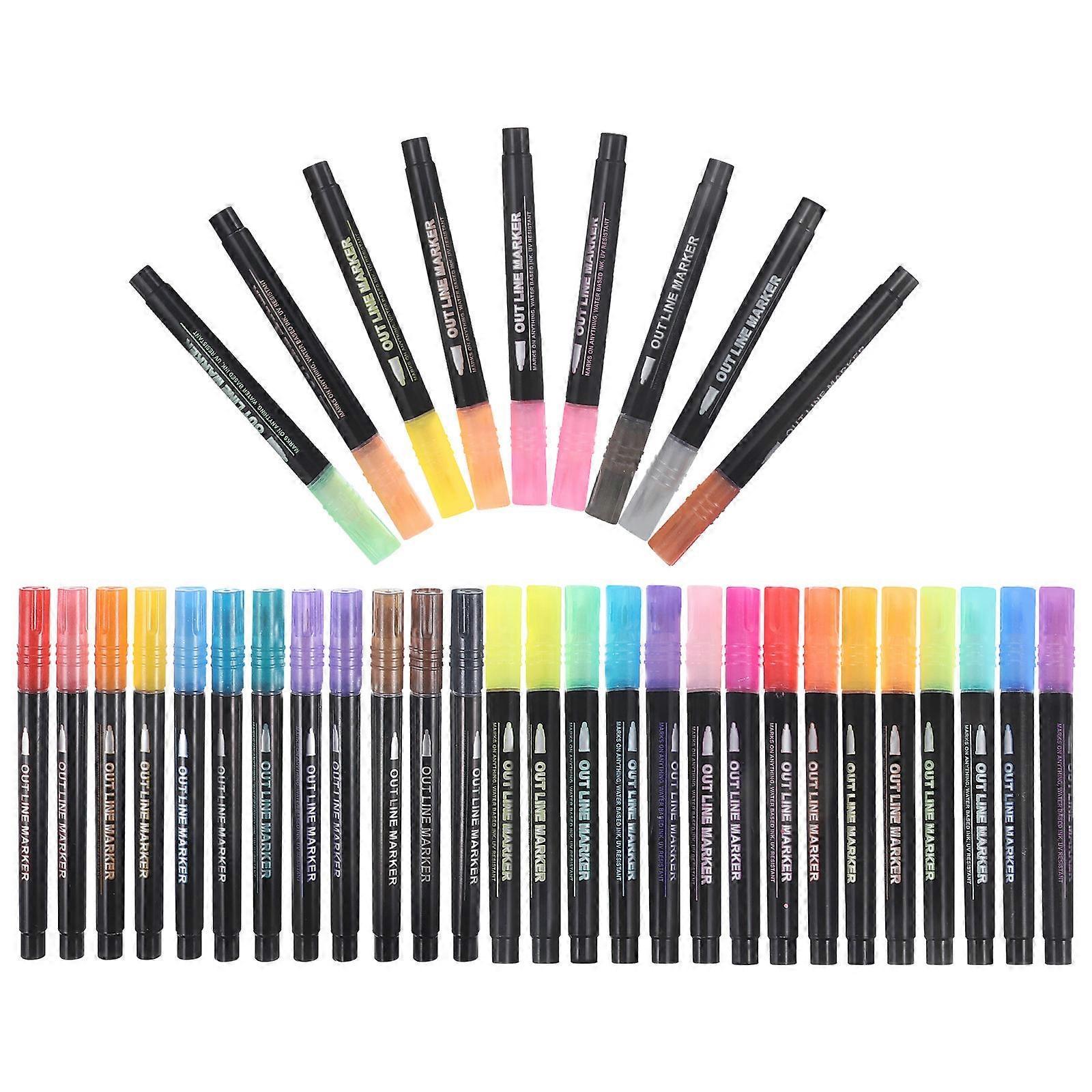 Glitter Pens Multi-Function Marker Pen for Marking 36Pcs Collection
