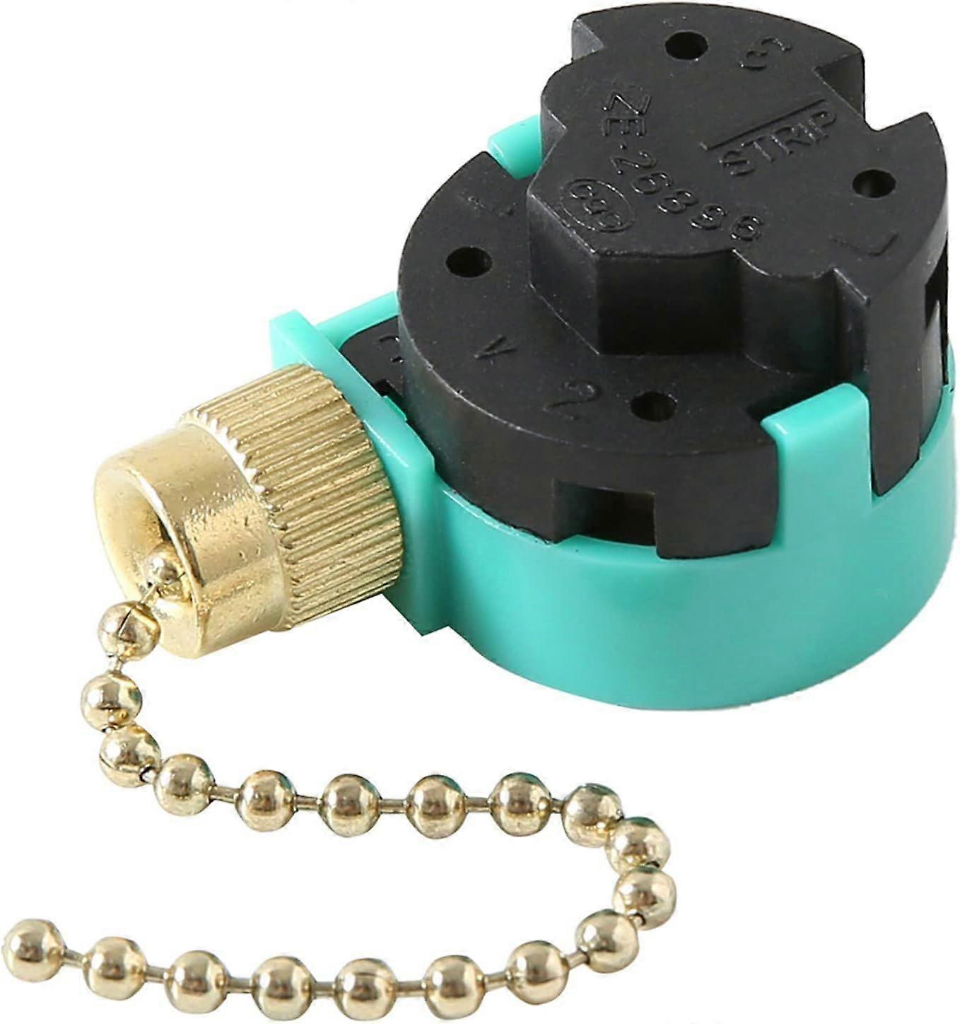 Ceiling Fan Replacement Parts - 3 Speed 4 Wire Pull Chain Cord Switch