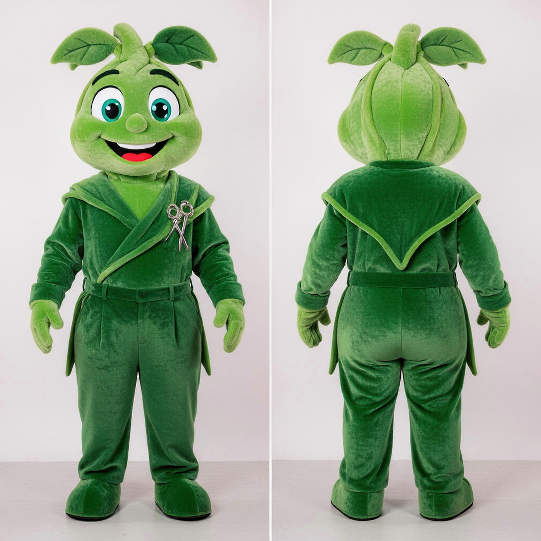 MASTICOT Pink Velvety Beanstalk Mascot