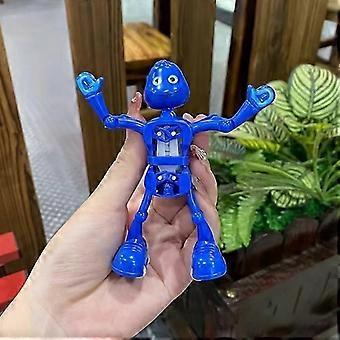 wind up dancing robot toy split design pc material creative mini dance robot for kids 3 years plus