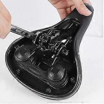Bicicleta preta bicicleta sela assento assento parafuso assento post clamp suporte 1pcblack