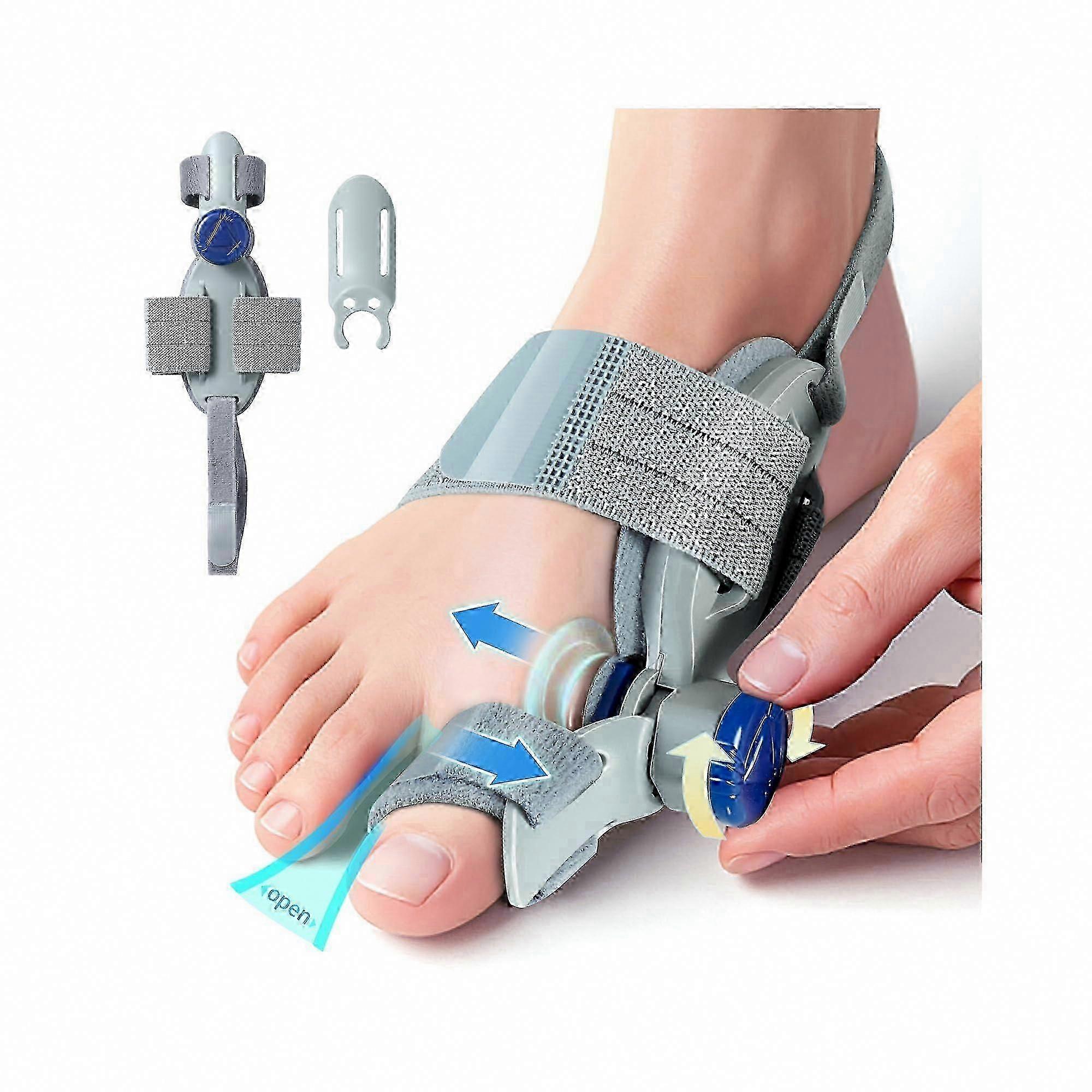 For Hallux Valgus Alignment Bunion Corrector Adjustable Toe Splint, Left or Right