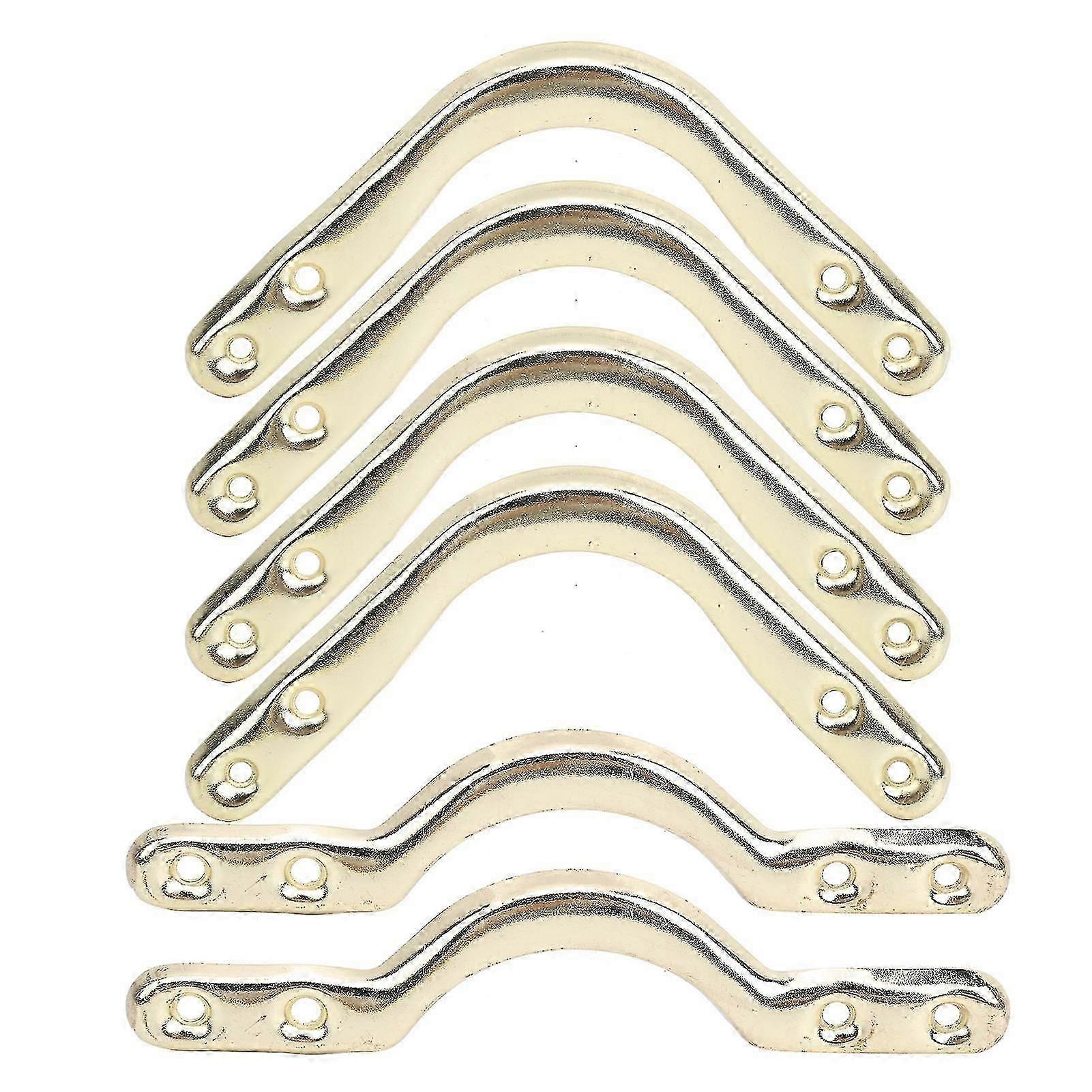 Pool table pocket brackets for web net bags - 6Pcs corner set