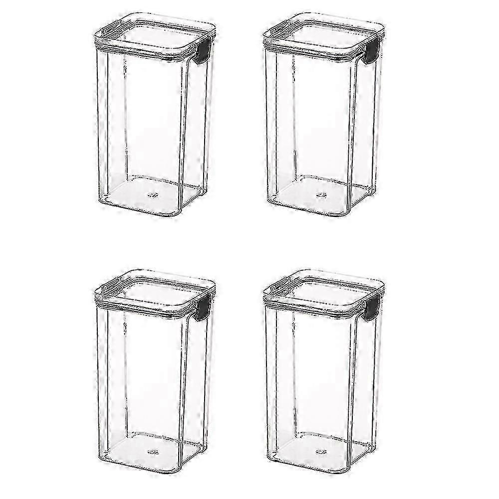 4pcs Kitchen Sealed Cans, Grain Storage Jars, Refrigerators(d)