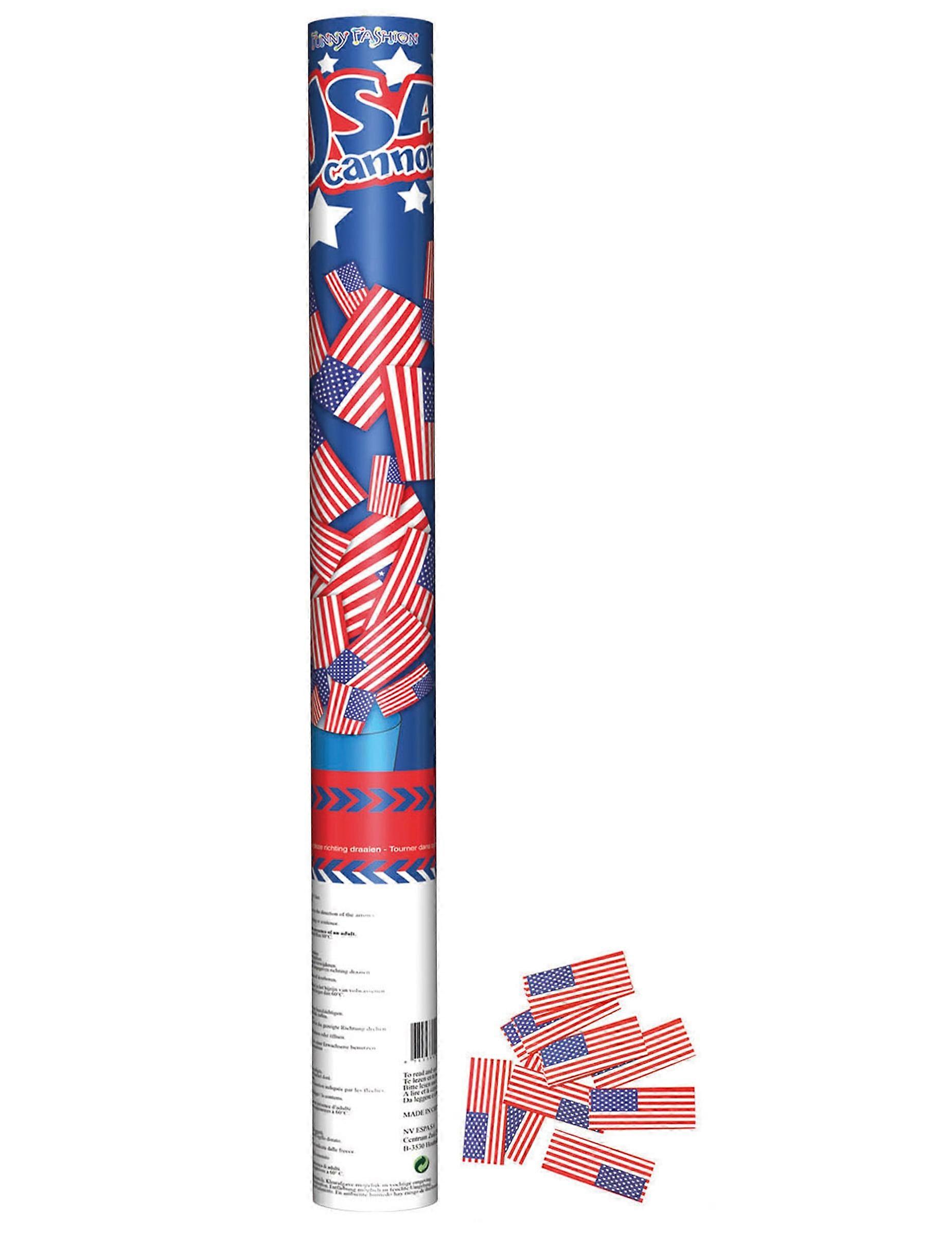 60cm USA flag confetti cannon