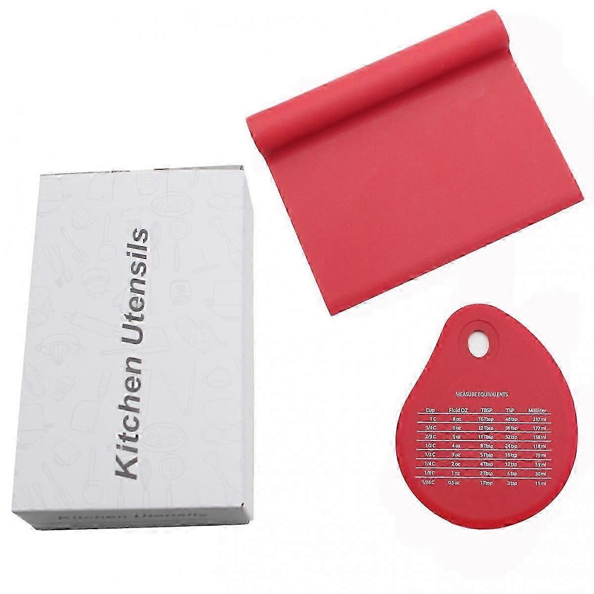 Silicone 2pc Flour Scraper Bread