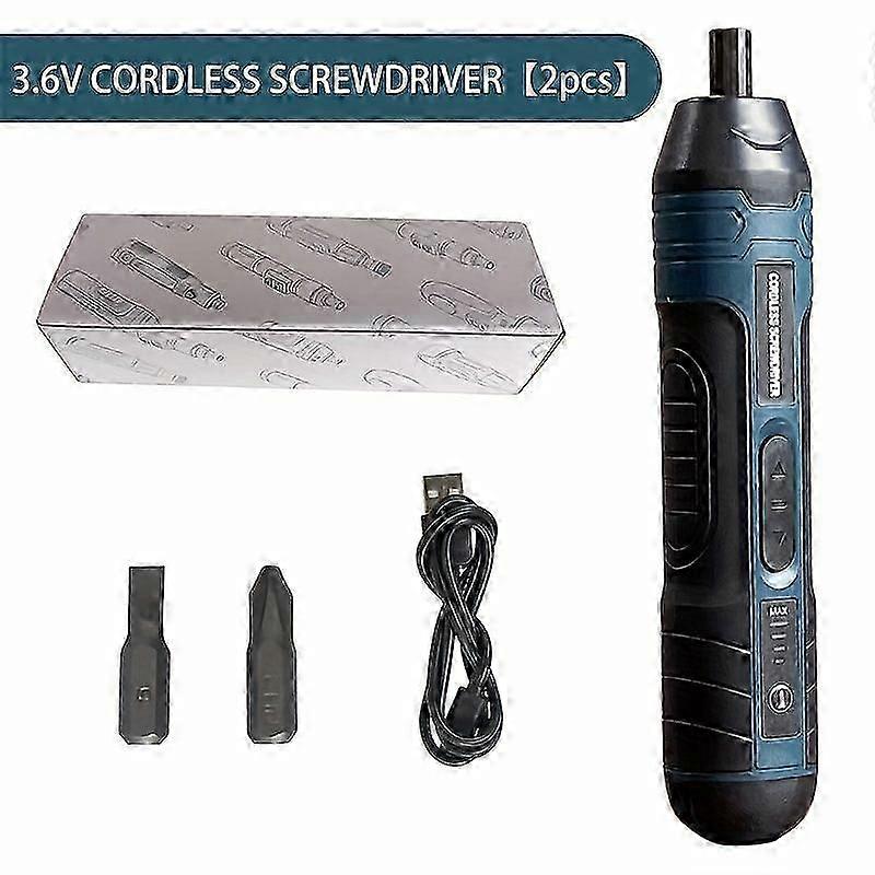3.6V Cordless Electric Screwdriver Adjustable Torque Rechargeable Lithium Tool