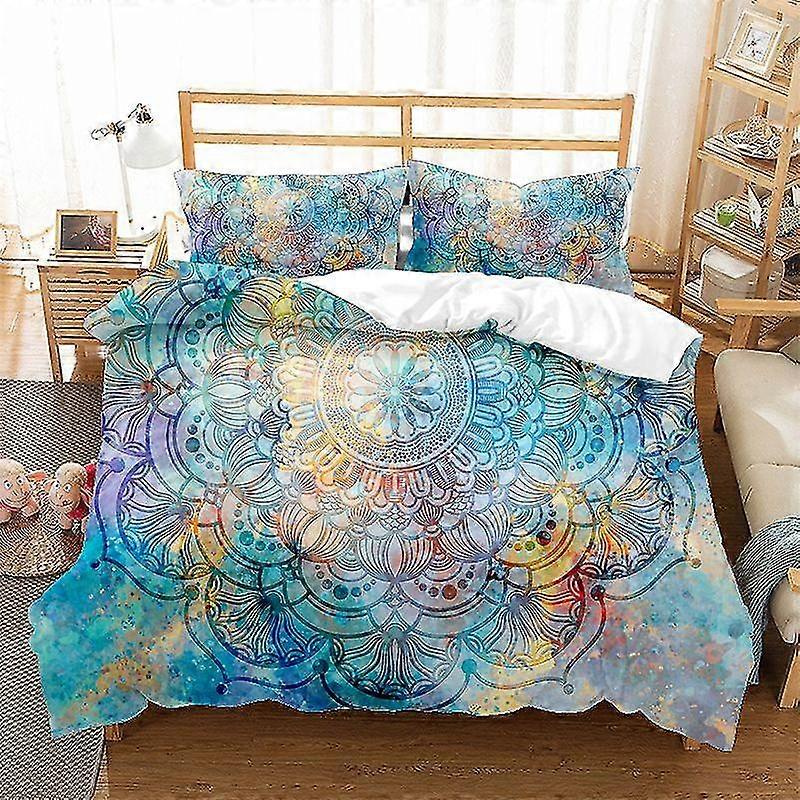 Datura Flower Duvet Set Polyester