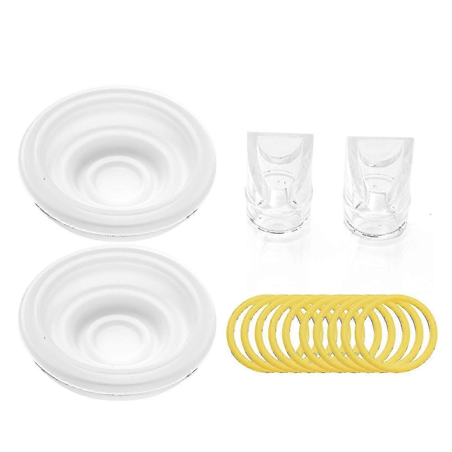 3x 150ml Soft-Safe PP Milk Collectors