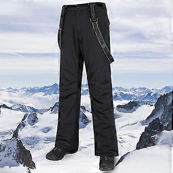 Unisex Waterproof Windproof Breathable Ski Pants - Heat-Sealed, Warm, Double Board