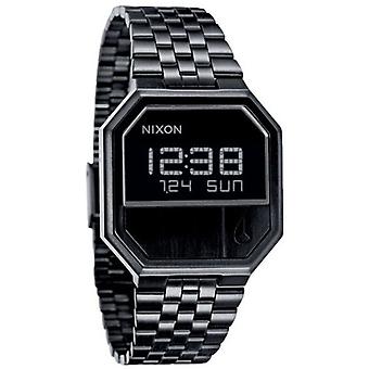 Nixon uudelleen ajaa digitaalisen miesten kvartsi kello A158001 ruostumaton teräs ranne koru