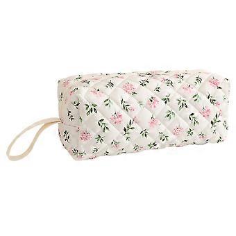 Hair Dryer Storage Polyester Portable Handle Dual Zipper Travel Organizer Case for Hair Styling Tools