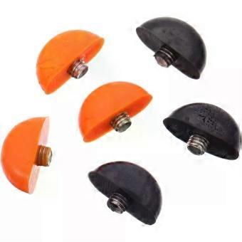 6Pcs Silicone Haircutting Silencers Replaceable Muffler Hair Salon Accessories Pet Shears Supplies for Home Barber Random Color