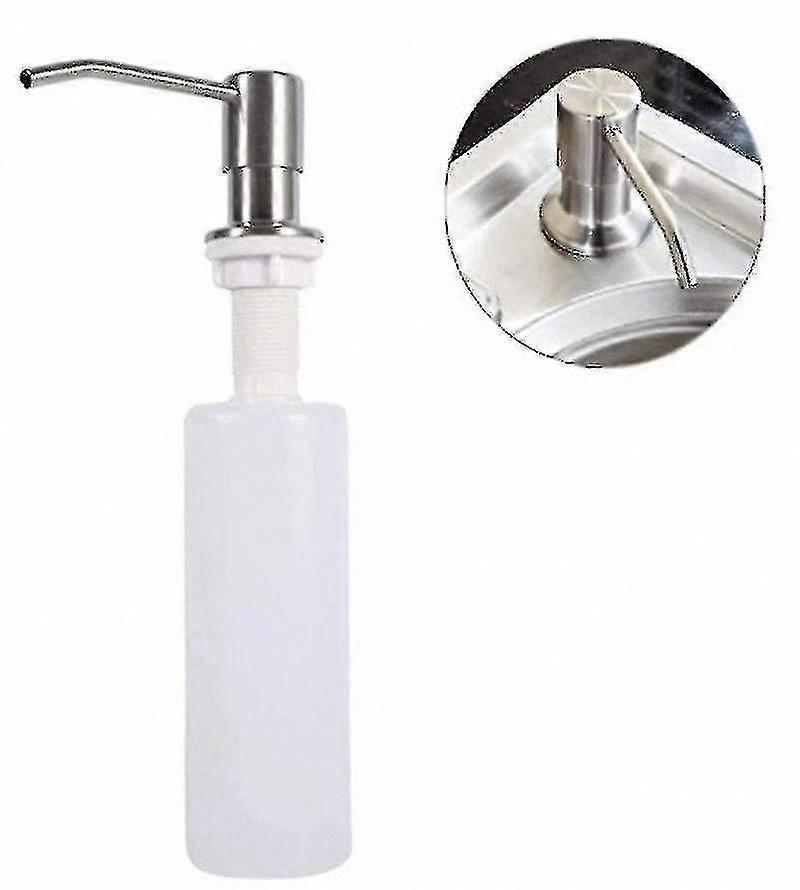 Kitchen Liquid Soap Built-In Detergent Dispenser