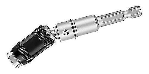 Screwdriver Direction Change Post Multi-angle Electric Drill Driver Quick Hex Shank Conversion Extension Rod Magnetic Drill Bit Post (black) (2pcs)