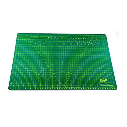 Osmer Double Sided Self Healing Slip Resistant Arts And Craft Cutting Mat Green